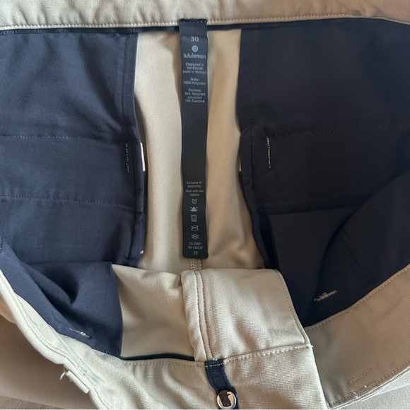 Lululemon Commission Slim Warpstream Pant - Tofino Sands - size 30 - Picture 7 of 11